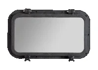 Black Rectangular Porthole